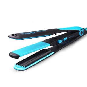 Kemei KM-2209 Hair Straightener - Blue and Black