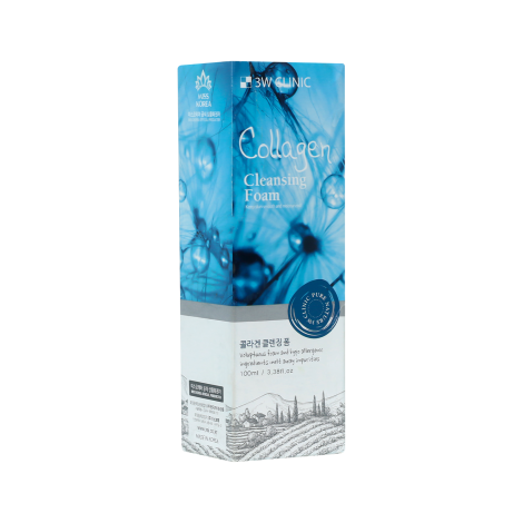 3W Clinic Collagen Cleansing Foam 100ml (Korea)