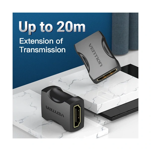 Vention AIRB0 HDMI Female to Female Black Converter