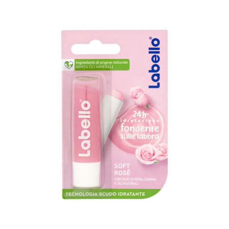 Labello 24h Soft Rose Lip Balm 4.8g (Germany)