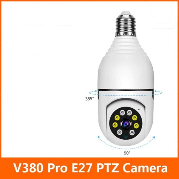 V380 PRO E27 360 Degree 1080P Wireless Home Security IP Camera
