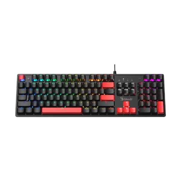 A4tech Bloody S510R RGB (Blue Switch) Wired Fire Black Mechanical Gaming Keyboard