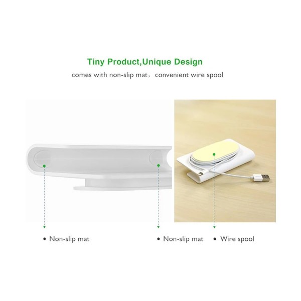 Ugreen LP108 (30394) White Wall Mount Phone Charging Holder
