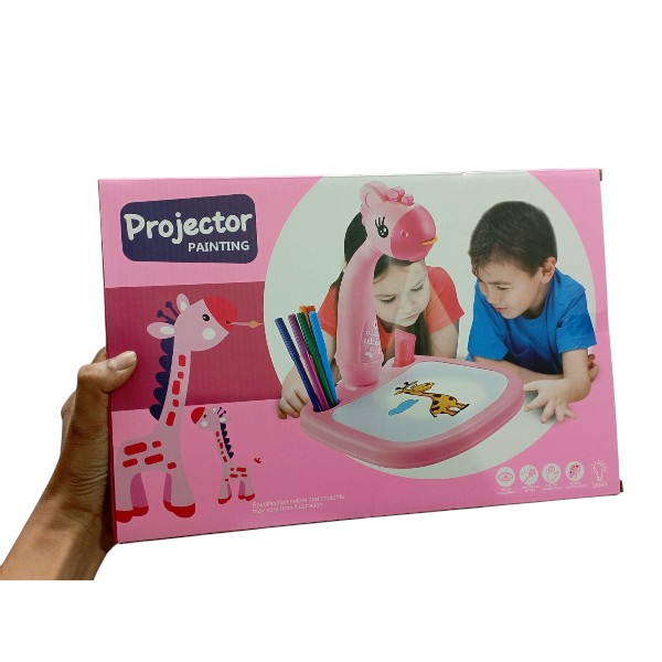 Little Hands Drawing Projector Table for Kids, Trace and Draw Projector Toy with Light