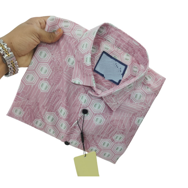 Pure Cotton full Sleeve Print Shirt