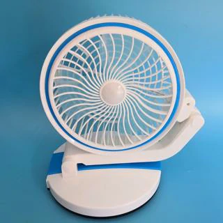 JOYKALY YG-731 Rechargeable Folding Table Fan with Led Light - Double battery