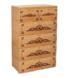 Classic Wardrobe (Double-5D) Woodish TEL
