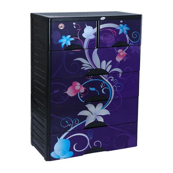 RFL Wardrobe Double 5D KD Elegant Silver