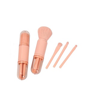 Bliss 4 in 1 Brush Professional Cosmetic Makeup Brushes-use Retractable Mini Facial Makeup Tool