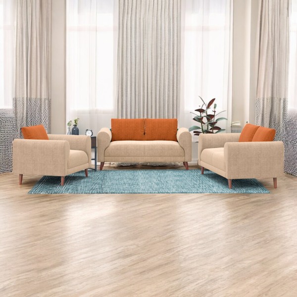 Regal Wooden Single Sofa-Tokyo