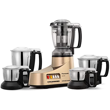 Panasonic MX-AC555 New 1000-Watt Mixer Grinder With 5 Jars