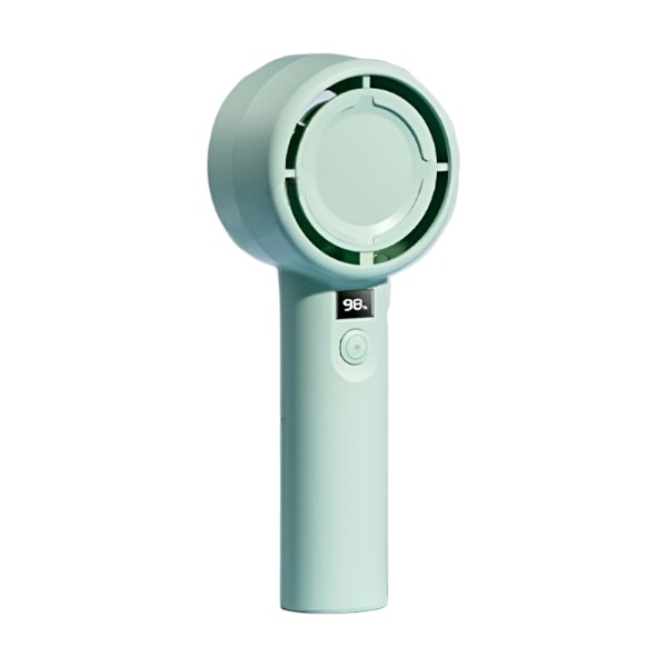 Plextone F2 5 Gear Handheld Fan With Display – Green