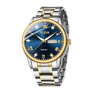 Olevs 5563 CHAIN WATCH –( Blue Dial) For Men
