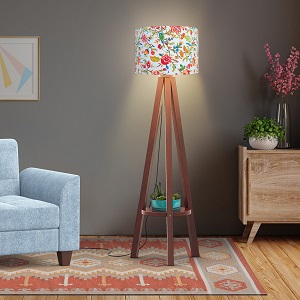 Regal RADIANT- TRIPOD LAMP SHADE(FLORAL)