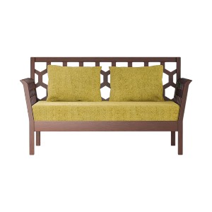 Regal Wooden double Sofa-NOOR NOOR-SDC-316-3-1-20(FABRIC-SF-2120)