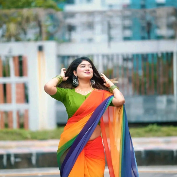 Stylish Rainbow jorget sharee