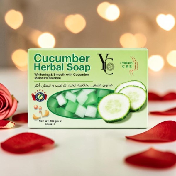 YC Cucumber Herbal + Vitamin C & E Soap 100g (Thailand)