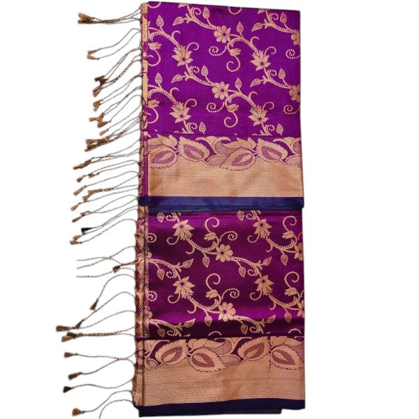 Soft silk katan sharee