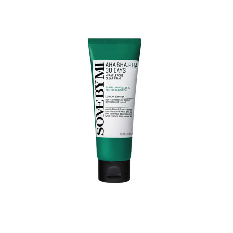 Some By Mi AHA BHA PHA 30 Days Miracle Acne Clear Foam 50ml (Korea)