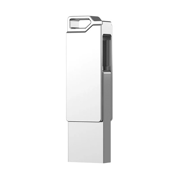 Hiksemi Sync HS-USB-E327C 32GB USB 3.2 & Type-C Silver Pen Drive
