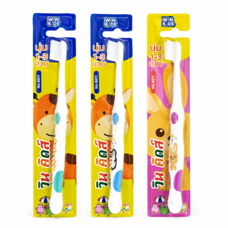 Win Kids Baby Toothbrush 1-3 Year (Thailand)