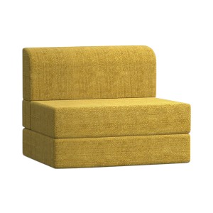 Regal Sofa Cum Bed-Yellow (Single)