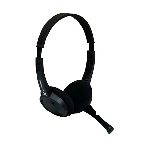 Xtreme XHP-100U Black Wired Multimedia Headphone