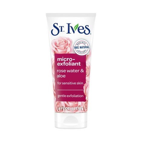 St. Ives Micro Exfoliant Rose Water & Aloe Gentle Exfoliation 170g (USA)