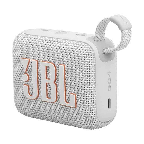 JBL GO 4 White Portable Bluetooth Speaker