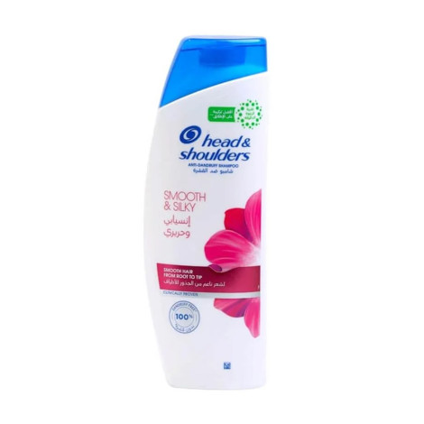 Head & Shoulders Smooth & Silky Anti Dandruff Shampoo 350ml (Saudi Arabia)