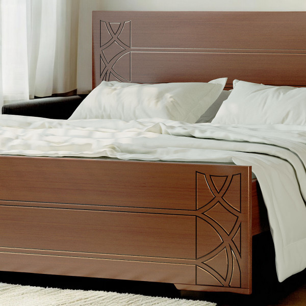 Roma Wooden Double Bed