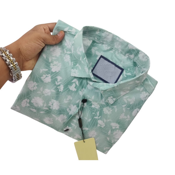 Pure Cotton full Sleeve Print Shirt