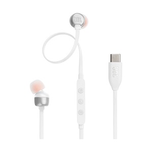 JBL Tune 310C Wired Type-C In-Ear White Earphone