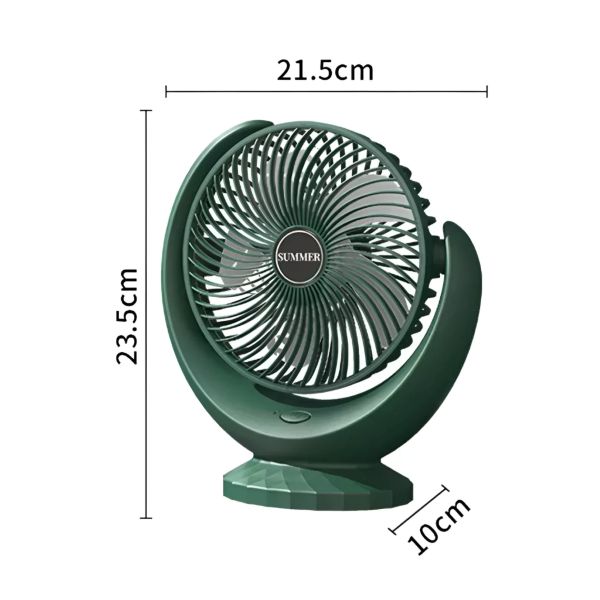 INDIANA IRF-881B Multifunctional Desktop Fan – Green