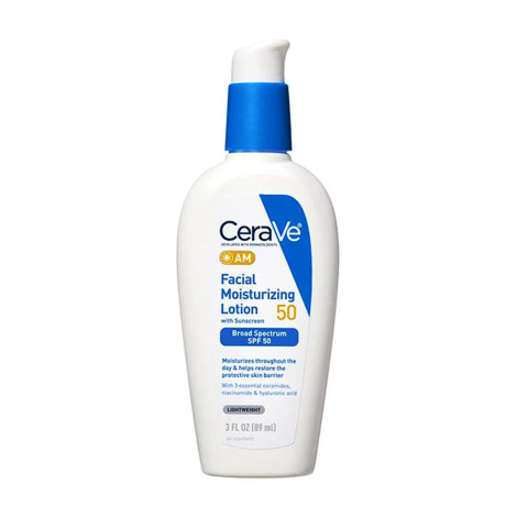 CeraVe AM Facial Moisturizing Lotion with Sunscreen SPF 50 89ml (USA)