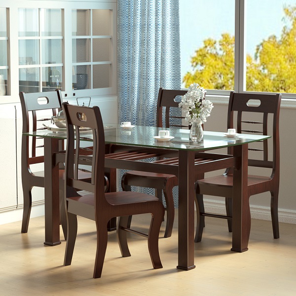 Regal Stella Wooden Dining Table | TDH-301-3-1-20 (Six Seater)