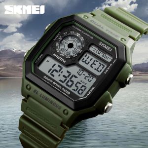 SKMEI New Sports Digital Waterproof Watch For Men 1299