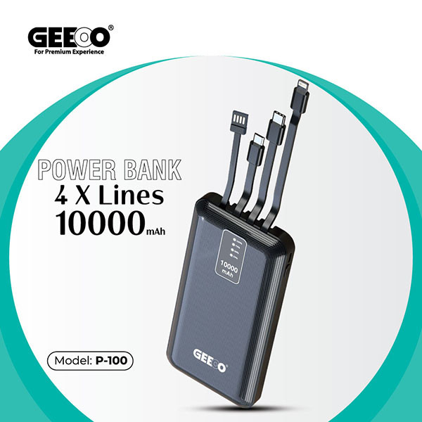 GEEOO P100 Fast Charging Power Bank