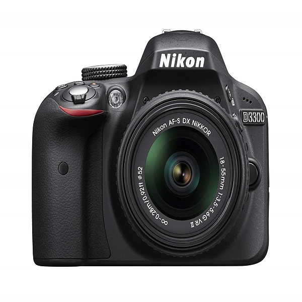 Nikon D3300 24.2 MP CMOS Digital SLR with Auto Focus-S DX NIKKOR 18-55mm f/3.5-5.6G VR II Zoom Lens