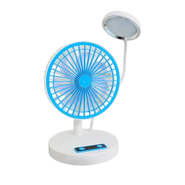 Rechargeable Folding Mini Fan with LED Light –JR2022