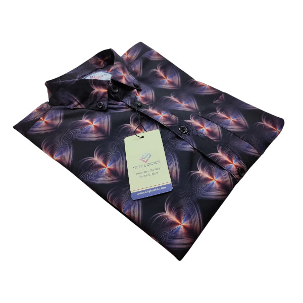 Trendy China Macro 3D Print Shirt