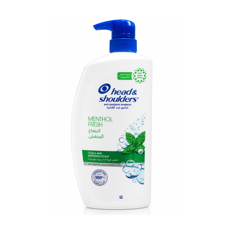 Head & Shoulders Menthol fresh Anti-Dandruff Shampoo 1000ml (Saudi Arabia)