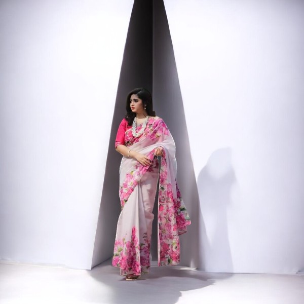 Chanduri Silk New Saree with Blouse Piece