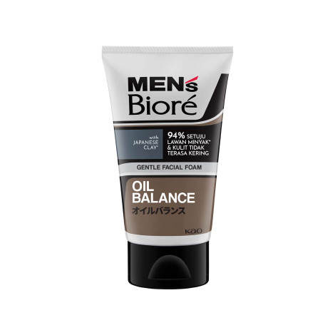 Biore Men's Oil Balance Gentle Facial Foam 100g (Indonesia)