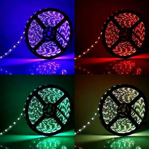 NNK LED Strip Light RGB Waterproof Remote Control Charging For Overall Home Decoration LED light