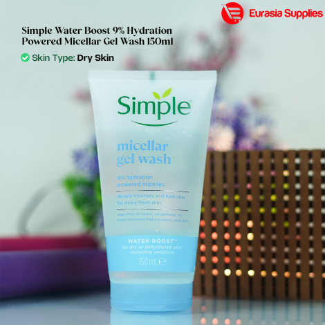 Simple Water Boost 9% Hydration Powered Micellar Gel Wash 150ml (Poland)