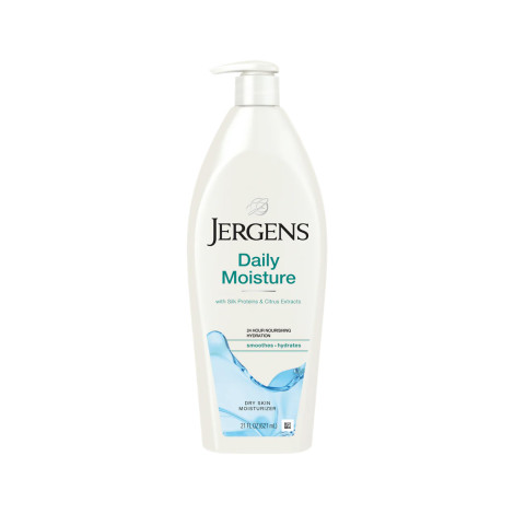 Jergens Daily Moisture 24H Nourishing Hydration Moisturizer Lotion for Dry Skin 621ml (USA)
