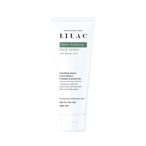 Lilac Neem Purifying Face Wash 100ml (Bangladesh)