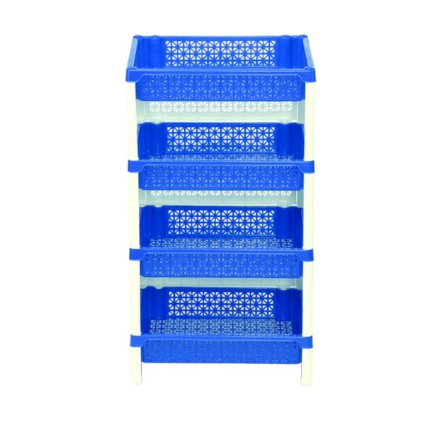 4 Step Lotus Fence Rack Two Color Blue