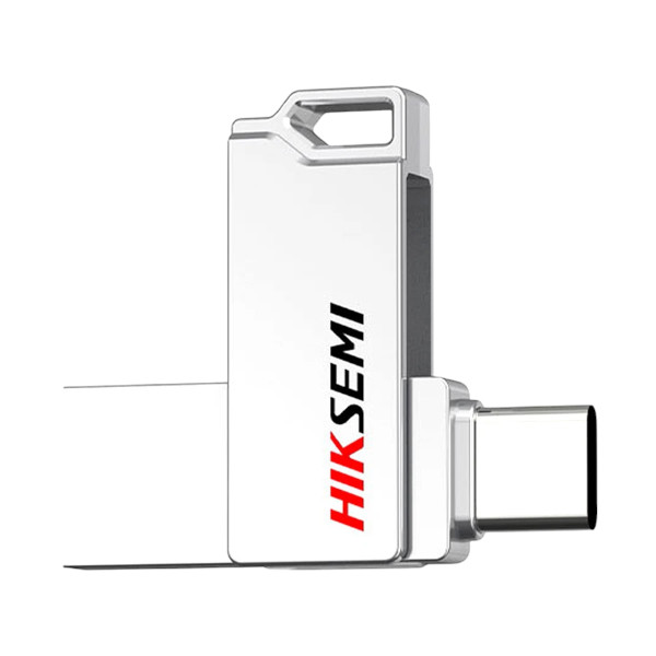 Hiksemi Sync HS-USB-E327C 32GB USB 3.2 & Type-C Silver Pen Drive